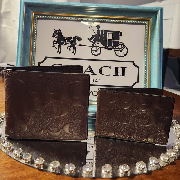 Coach Other - Coach Mahogany 3-in-1 Mens Wallet. EUC!
